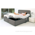 storage adjustable bed